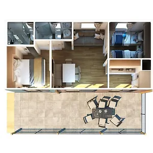 2* Kemp Victoria Mobilehome In Istra Premium